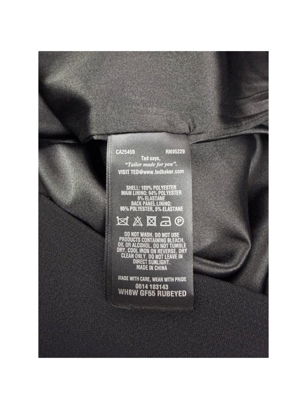 Ted Baker London Rubeyed Scallop Edge A-Line Dress - Picture 8 of 8